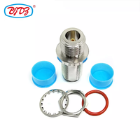 Approvisionnement d'usine N Type Femelle Jack vers N Femelle Jack Cloison Adaptateur NF-NF-BHA-ADPT RF Coaxial Coaxial Adaptateur Convertisseur en stock