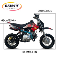 Pesanan Grosir Motor Trail Mini 125cc 4 Tak Struktur Kokoh Berbahan Bakar Gas untuk Remaja