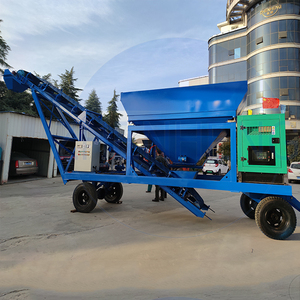 Mesin <span class=keywords><strong>Batch</strong></span> agregat bertenaga mesin Diesel tanaman pemukul beton siap kering kustom - Product Image 6