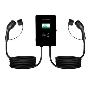 Estación de Carga para Vehículos Eléctricos de Montaje en Pared,-30 ℃ ~+50 ℃   Amplio Rango de Temperatura, GBT/Tipo1/Tipo2, Pantalla HD de 4.3 Pulgadas, Aplicación WiFi, Corriente Dual de 16A/32A - Product Image 1