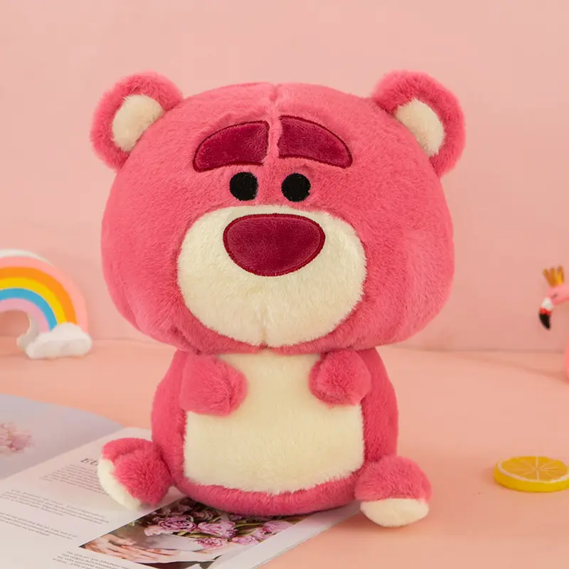 Disneyed Kawaii lindo Winnies The Poohs peluche almohada dibujos animados Anime peluches muñeca niños fresa oso Plushie regalos de cumpleaños