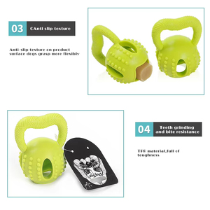Jouet interactif écologique pour animaux de compagnie, en TPR, balle à mâcher en forme de <span class=keywords><strong>fromage</strong></span>, résistant aux morsures pour chiens - Product Image 3