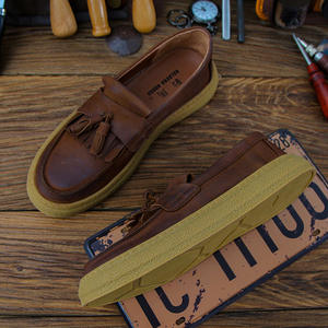 Zapatos Oxford de Cuero Genuino de Alta Gama para Hombre, con Punta Cuadrada, Transpirables, Antideslizantes y Desodorantes, para Negocios, Formales, Casuales y Caminatas - Product Image 2