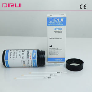 Système d'analyse d'<span class=keywords><strong>urine</strong></span> de cétone d'usine de <span class=keywords><strong>Dirui</strong></span> 100 bandelettes/bandelettes de test d'<span class=keywords><strong>urine</strong></span> complètes en bouteille - Product Image 5