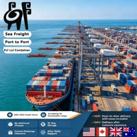 Service d'agent maritime porte-à-porte LCL + Express, service de transitaire Chine Europe France Australie États-Unis