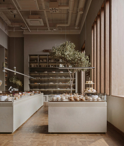 Tienda de panadería de gama alta de estilo francés, decoración Interior, vitrina de vidrio, estante de pared, accesorios de exhibición de tienda completa, servicio de un solo paso - Product Image 3