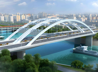 Puente Arqueado de Acero Prefabricado para Aplicaciones de Carga Pesada en Carreteras y Ferrocarriles