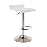Meubles de dossier de bar de restaurant commercial simple, tabouret de bar pivotant à hauteur réglable en gros avec repose-pieds