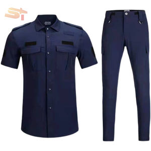 速乾性のあるフリース付き屋外用セキュリティスーツ、トレーニング用長袖インストラクター制服、通気性あり - Product Image 1