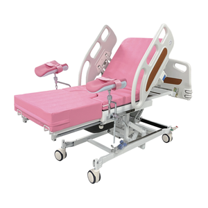 Chaise d'accouchement gynécologique universelle pour hôpital, table d'accouchement électrique avec roulettes - Product Image 1