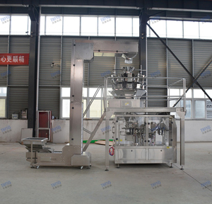 Machine d'emballage automatique de sachets préformés pour thé, <span class=keywords><strong>café</strong></span>, grains, avec peseuse combinée multi-têtes 10/14 et remplisseuse pondérale - Product Image 6