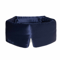 Masque de Sommeil en Satin Brodé pour Voyage, Réutilisable, Occultant, Grand, Personnalisable, Extension de Cils 3D, Vente en Gros d'Usine