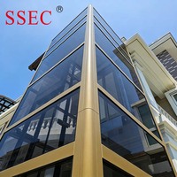 Ascenseur pour maison en verre SSEC, pour intérieur/extérieur, petite villa résidentielle, ascenseur pour maison à 2 étages