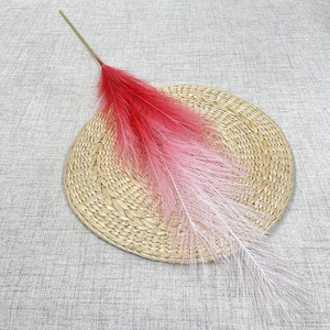 Nouvelle Conception d'Herbe de la Pampa Artificielle Style Gouttelette, Faux Pampas Très Vendu pour la Décoration Intérieure ou de Mariage - Product Image 6