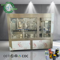 Línea de Producción de Refrescos Personalizable Llave en Mano de 4000 CPH, Máquina Automática de Llenado y Sellado de Latas para 250ml, 330ml, 500ml