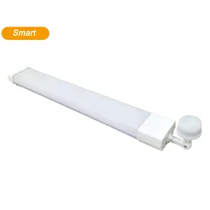 LED triproof ışık 0-10V kısılabilir 100-277V triproof led akıllı ışıklar Triproof LED tüp bodrum garaj için