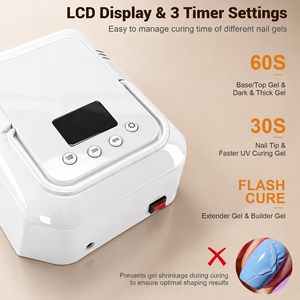 New Arrival 108W High Power Professionals Led Gel Dryer <b>Nail</b> Lamp Customizable Salon <b>Equipment</b> Metal <b>Nail</b> with Fan - Product Image 3