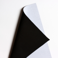 150gsm 100% Rouleaux de toile d'art en polyester économique Rouleaux de toile à dos noir vierge éco-solvant pour l'impression numérique
