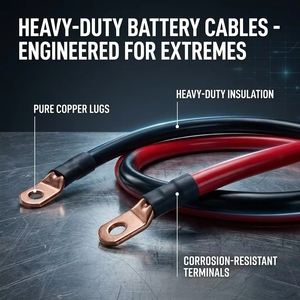 2 AWG 35mm² blanke koperen 3/8" M10 ringklemmen, maritieme kwaliteit, campingstroom, draagbare zonne-eenheid, op maat gemaakte serie, batterijkabel - Product Image 6
