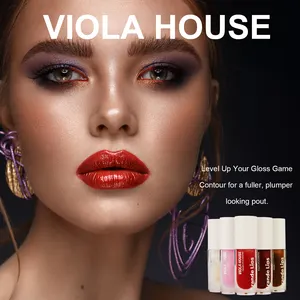 Viola House-aceite de Plumper de labios vegana, nutritivo, regordeta e hidratante, brillo labial
