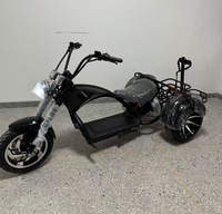 Scooter électrique Citycoco à 3 roues, style tendance, 3000w 4000w, tricycle électrique à 3 roues, trike électrique, pneus larges, Citycoco