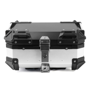 Universal 28L Adventure Moto <span class=keywords><strong>Top</strong></span> <span class=keywords><strong>Case</strong></span> Tail Box Bagages Aluminium pour <span class=keywords><strong>Honda</strong></span> Kawasaki Suzuki Yamaha - Product Image 4