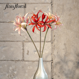 ดอกอามาริลลิสพลาสติกทำมือเหมือนจริงสำหรับตกแต่งคอนเสิร์ต ขายส่ง - Product Image 1