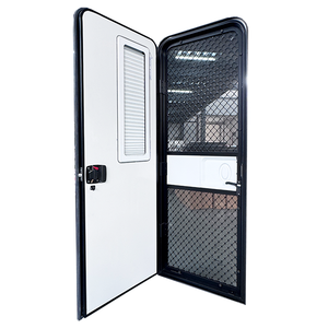 Portes d'entrée <span class=keywords><strong>de</strong></span> <span class=keywords><strong>caravane</strong></span> en profilé aluminium robuste 620x1800MM avec moustiquaire intérieure et <span class=keywords><strong>rideau</strong></span> occultant – Pièces <span class=keywords><strong>de</strong></span> camping-car - Product Image 1