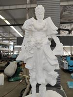 Routeur CNC 3D WS1525 à 5 axes, type portique, robuste, automatique, BT30, pour la sculpture de mousse, carton, figurines, statues, polystyrène, avec RTCP 6KW