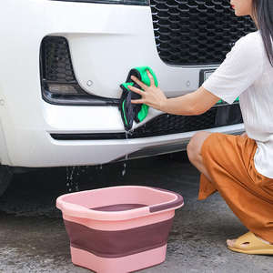 Bassin de pédicure pliable portable en plastique YHYP, bain de pieds massant, durable, écologique, facile à nettoyer, seau de bain de pieds - Product Image 2