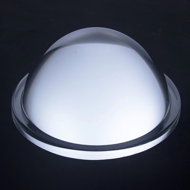 Customized Optical Glass Fused Silica JGS1 Diameter 25mm Focal Length 30.8mm Aspheric Lens for UVC LED
