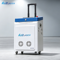 Deruster Laser a Impulsi All-in-one con Asta Telescopica, Ideale per la Pulizia di Componenti Meccanici e Lavori di Manutenzione Esterna