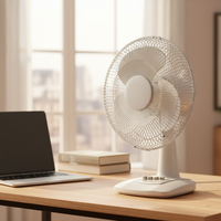 Corps de ventilateur en plastique 12 pouces industriel réglable inclinaison tête haute qualité maison électrique bureau Table ventilateurs