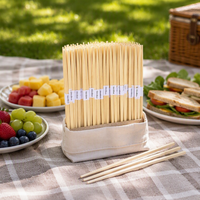 Baguettes jetables en bambou chinois de 9 pouces de long, emballées individuellement, idéales pour les sushis et les plats asiatiques