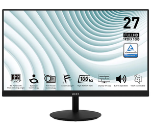 Monitor MSI PRO <span class=keywords><strong>MP</strong></span> 271A de 27 Pulgadas FHD IPS con 100Hz, Múltiples Puertos, Tecnología Eye Care R para Codificación, Oficina y <span class=keywords><strong>Productividad</strong></span> - Product Image 3