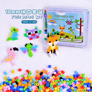 Cuentas Fusibles de 10 mm al por Mayor, <span class=keywords><strong>8</strong></span> Colores, Kit de Cuentas Perler para Manualidades, Kit de Cuentas Fusibles Hechas a Mano para Niños - Product Image 4