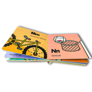 Tùy chỉnh boardbook in trẻ em Hội Đồng Quản trị cuốn sách dịch vụ thiết kế giáo dục thể thao học tập hình ảnh Sách bìa cứng cho trẻ em - Product Image 2