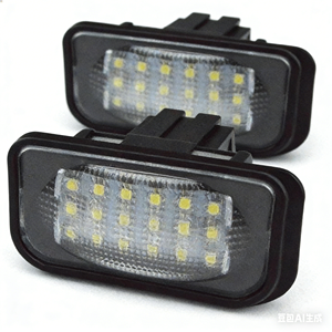 Éclairage de plaque d'immatriculation LED pour <span class=keywords><strong>Chrysler</strong></span> <span class=keywords><strong>Crossfire</strong></span>, sans erreur, Canbus, blanc, ensemble de lampes de plaque d'immatriculation LED - Product Image 4