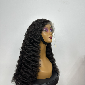 Peluca de Encaje Frontal Rizado Birmano de Lujo, Cabello Humano Virgen 100% Natural, Línea de Cabello Natural, Venta al por Mayor - Product Image 1