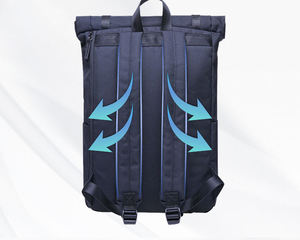 2025 Hot Custom Logo Roll Top <b>Backpack</b> Waterproof Material Business <b>Men</b> Day Pack Bag Travel <b>Laptop</b> <b>Backpack</b> - Product Image 4