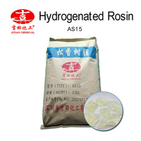 Colophane hydrogénée AS15 dans l'eau blanche bonne solubilité oxygène et résistance à la chaleur colophane hydrogénée pour colles