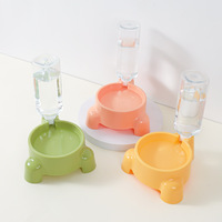 Fontaine à eau automatique portable pour chiens et chats, avec un seul bol, en matériau PP - Vente en gros à partir d'une seule pièce