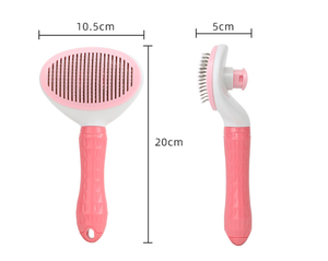 Pettine per Toelettatura in Plastica ABS Sicuro e Bestseller, Spazzola per Cani e Gatti, Tagliacapelli con Funzione di Pulizia e Massaggio Combinata - Product Image 6