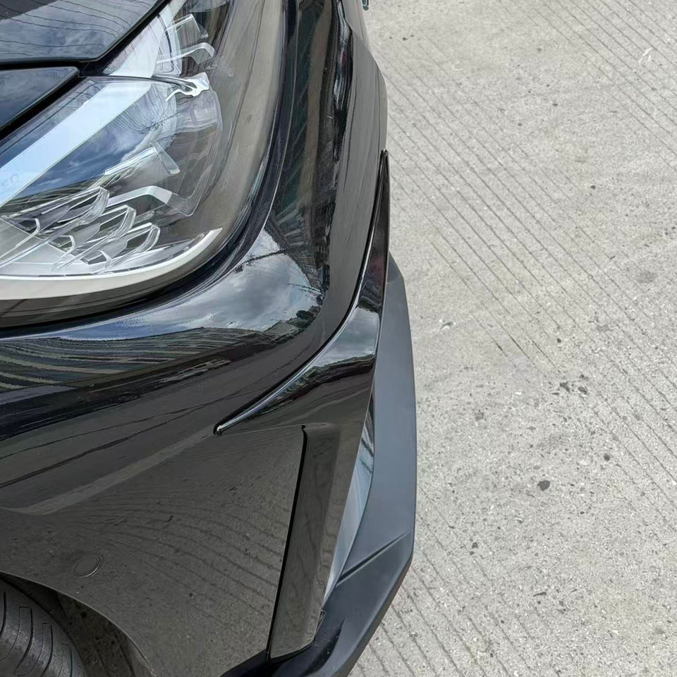 VTEN Style Glossy Black Front Bumper Side Spoiler Fit for BMW 4 Series ...