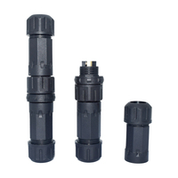 Connecteur rapide M20 mâle et femelle 2, 3, 4 broches, étanche IP68, connexion par vis, 25A 500V, pour éclairage LED extérieur