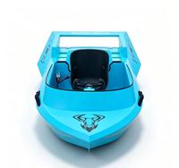 Bateau à moteur électrique pour une personne, 25 kW, EPP, 72 V, batterie au lithium, vitesse maximale 60 km/h, mini jet-boat électrique pour lac et plage