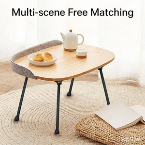 Pieds de table portables en acier RV IGT - Pieds de camping pliables en métal avec support de patins à roulettes à combinaison libre - Product Image 2