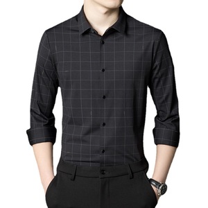 Camisa informal de verano para hombre OEM ODM personalizada, camisa hawaiana para hombre, camisas de vestir informales de manga larga con patrón/ - Product Image 4