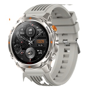 Reloj Inteligente HT37 con GPS, Linterna LED, Pantalla AMOLED HD de 2.01 Pulgadas, Llamadas por Bluetooth, Monitor de Oxígeno en Sangre, Frecuencia Cardíaca, IP68, Correa Magnética de Goma, 5-10 - Product Image 2