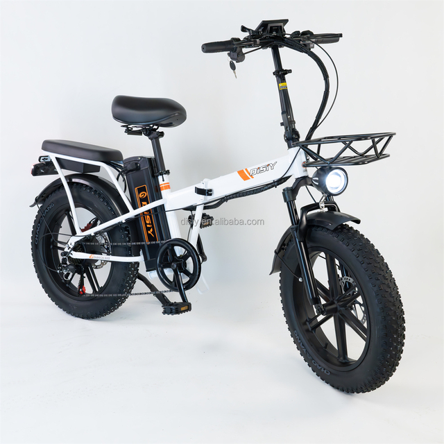 DISIYUAN F3 EU Stock DSY F1 Electric Folding Bike Mtb 20inch Wheel 500W Motor 48V 20AH Hydraulic Disc Brake Fat Electric Bicycle